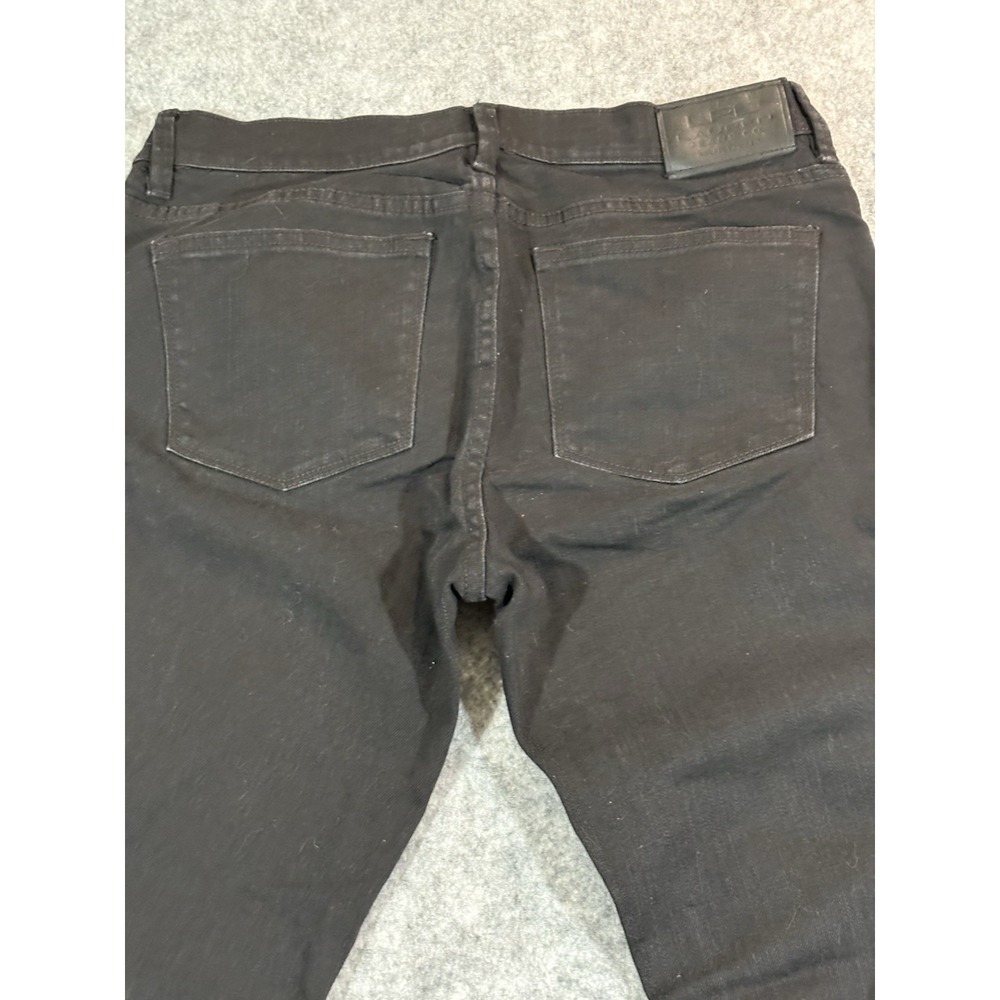 Lauren Jeans Co Ralph Lauren Womens Black Jeans Size 8 Straight Leg 31x30.5 - Picture 7 of 8